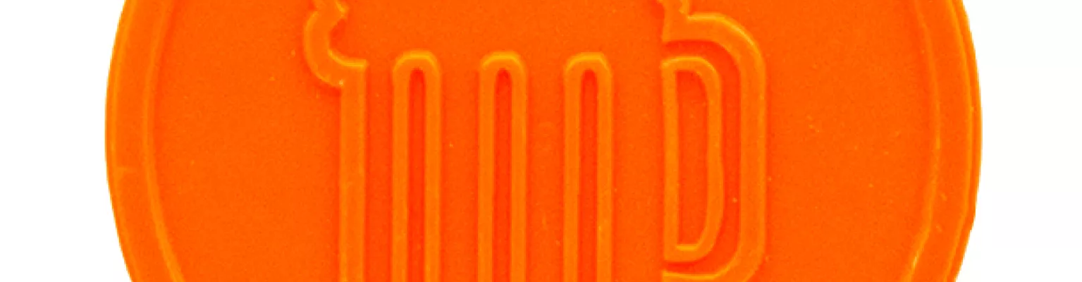 200-1000 Jetons Plastique Personnalisés – Logo Ou Texte Imprimé – Jetons Boisson Bar