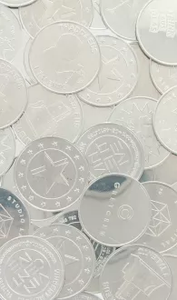 Münzen aus Aluminium