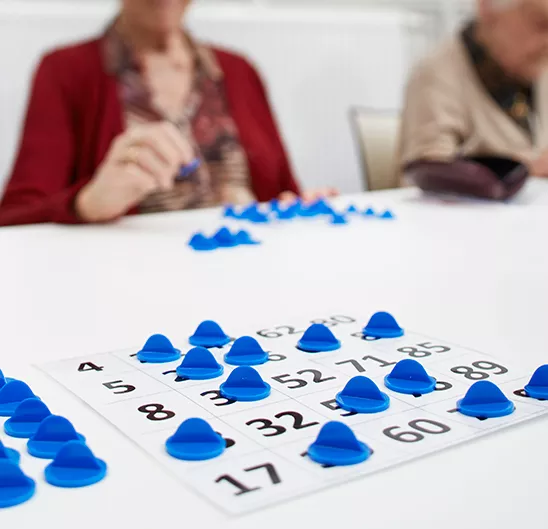 Bingo chips blu